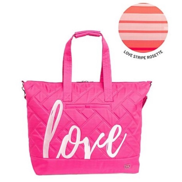 lug Handbags - Lug Legacy Aerial Love Tote Bag Brushed Rosette FIRM PRICE NO OFFERS